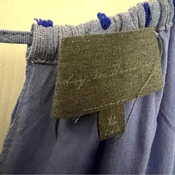 Anthropologie Sunday In Brooklyn ‘Naya’ Fit & Flare Blue Polka Dot Dress Size XL - Picture 7 of 9